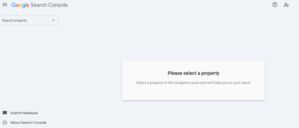 Google search console