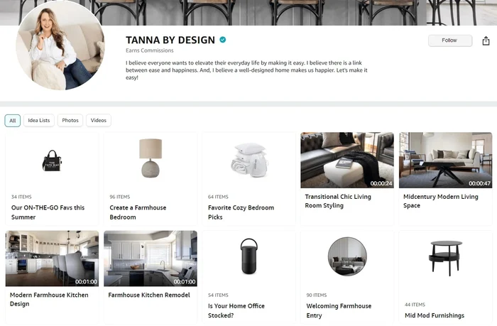 amazon influencer storefront