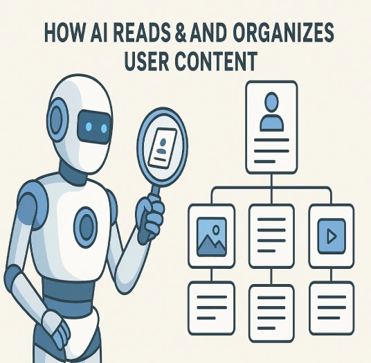 How AI Reads and Organizes User Content?