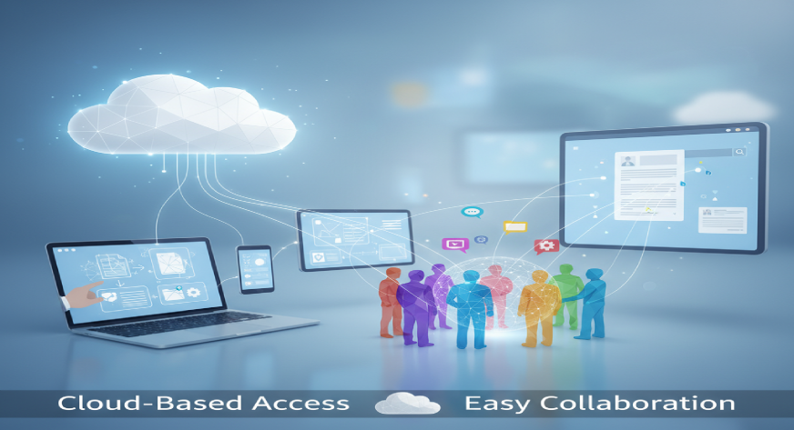 cloud based access and easy collaboration