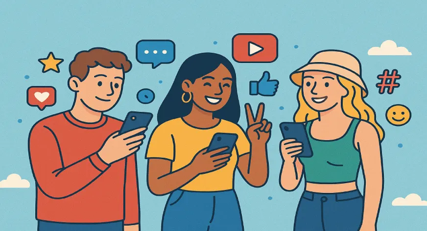 Gen Z Influencers on Social Media Trends
